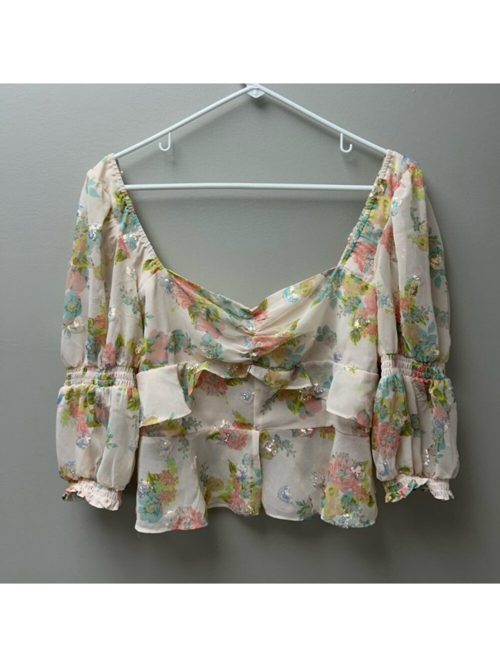 For Love and Lemons Women’s Paradis Floral Blouse